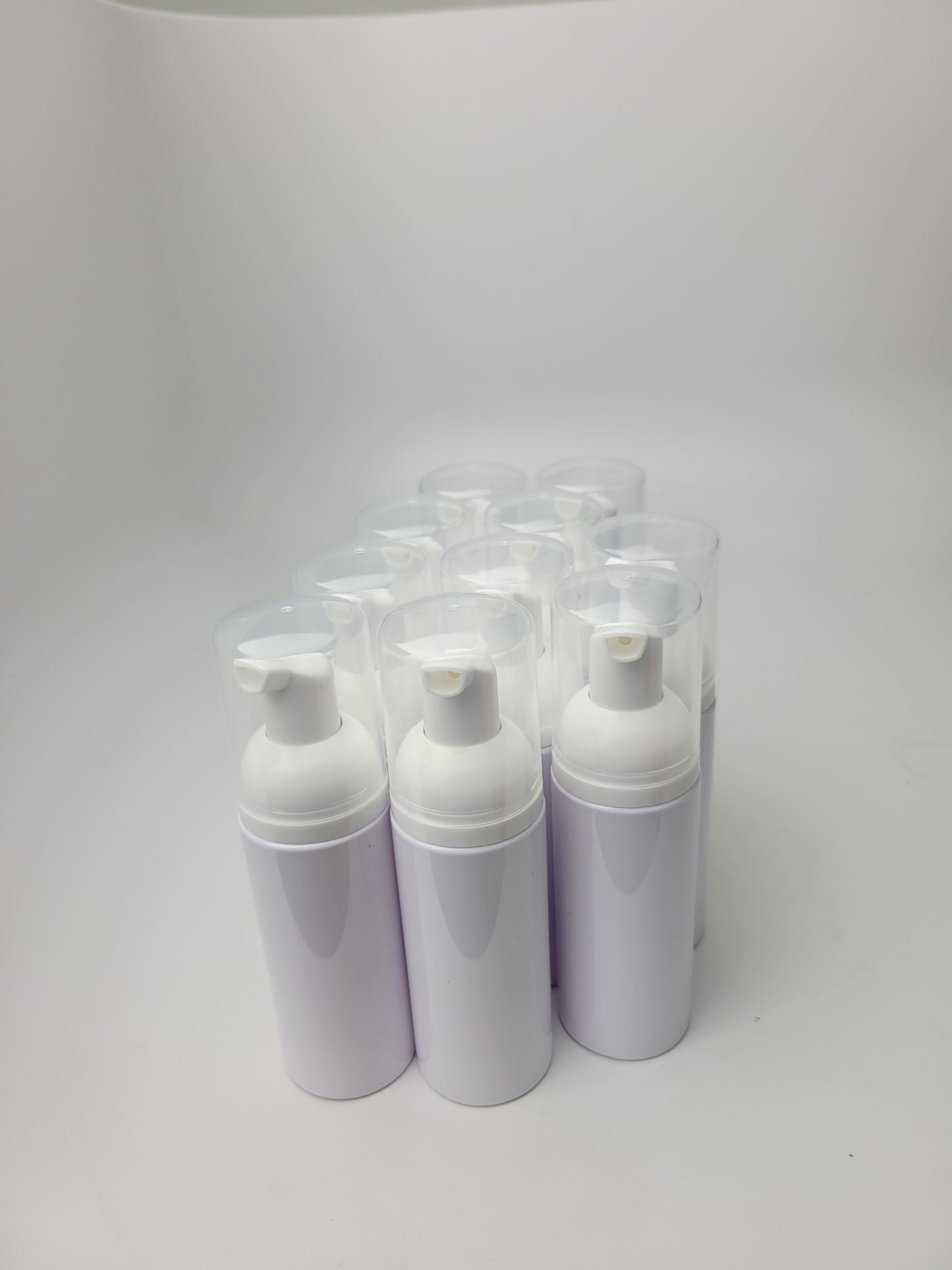 60ml Bottle with white foam pump 10 pack